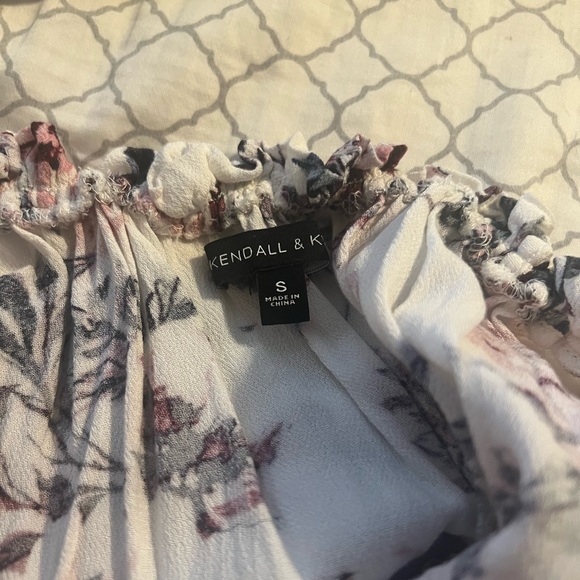 Kendall and Kylie Off the Shoulder Romper Lace Up Size Small from PacSun - Picture 3 of 3